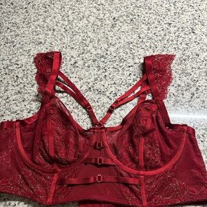 Red torrid bustier